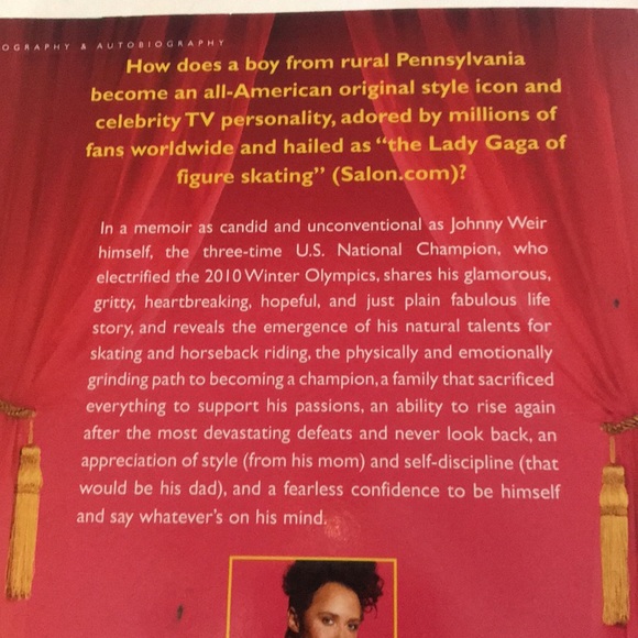 ⚡️FINAL PRICE⚡️ Johnny Weir “Welcome To My World” book - Picture 10 of 11